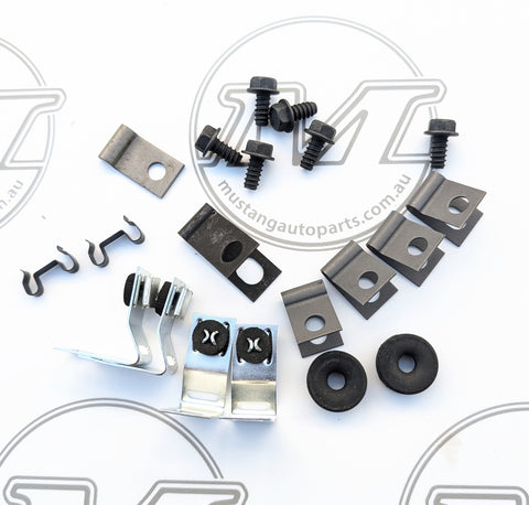 BRAKE LINE CLIP KIT 1969 MUSTANG BRAKE LINE CLIP KIT 1969 MUSTANG