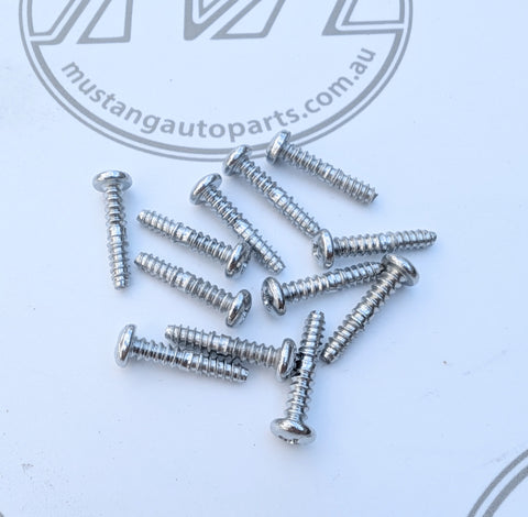 TAIL LIGHT LENSE SCREWS 1970 MUSTANG TAIL LIGHT LENSE SCREWS 1970 MUSTANG