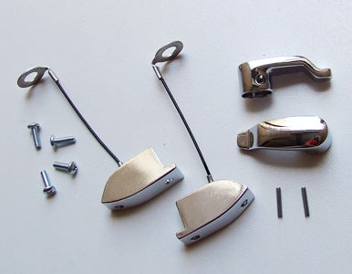 REAR QUARTER WINDOW HANDLES 1969-1970 FASTBACK REAR QUARTER WINDOW HANDLES 1969-1970 FASTBACK