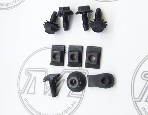 UPPER FRONT STONE TRAY MOUNT KIT 1964-1966 UPPER FRONT STONE TRAY MOUNT KIT 1964-1966