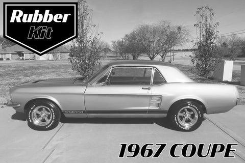 COMPLETE RUBBER KIT 1967 COUPE COMPLETE RUBBER KIT 1967 COUPE