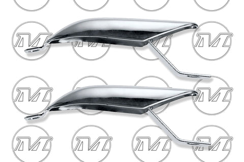 OVERRIDERS REAR CHROME 1967-1968 OVERRIDERS REAR CHROME 1967-1968