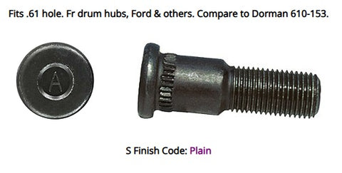 WHEEL STUD 1964-1973 REAR WHEEL STUD 1964-1973 REAR