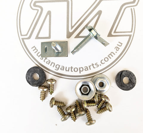 REAR STONE TRAY MOUNT KIT 1965-1968 REAR STONE TRAY MOUNT KIT 1965-1968