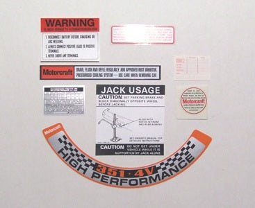 DECAL KIT - XB 8 DECALS DECAL KIT - XB 8 DECALS