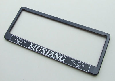 LICENSE PLATE FRAME MUSTANG LICENSE PLATE FRAME MUSTANG