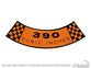 AIR CLEANER DECAL 390