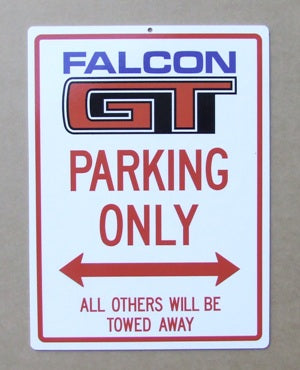 PARKING SIGN FALCON GT PARKING SIGN FALCON GT