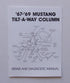TILT COLUMN REPAIR MANUAL 1967-1969