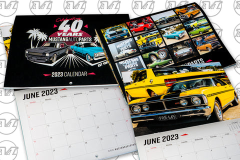 MUSTANG AUTO CALENDAR 2023 MUSTANG AUTO CALENDAR 2023