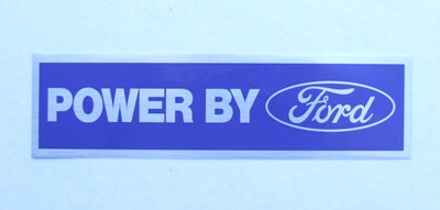 POWER BY FORD DECAL POWER BY FORD DECAL