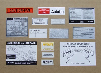 DECAL KIT 1969 DECAL KIT 1969