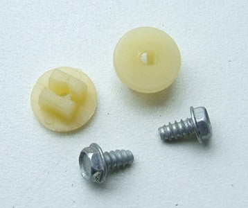 LICENSE PLATE RETAINERS (PKT 2 LICENSE PLATE RETAINERS (PKT 2