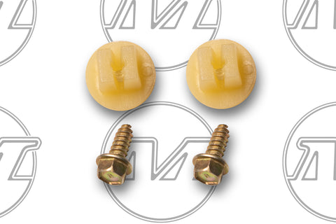 LICENSE PLATE RETAINERS (PKT 2) SUIT FALCON LICENSE PLATE RETAINERS (PKT 2) SUIT FALCON