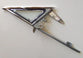 FRONT QUARTER VENT ASSEMBLY 1967 CLEAR GLASS LH