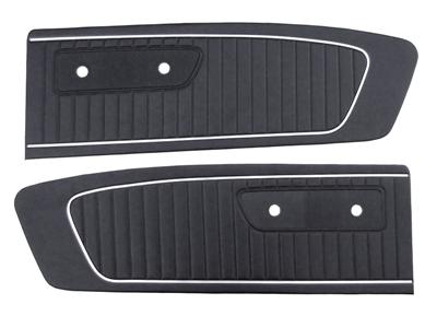 DOOR TRIMS STANDARD 1965 BLACK DOOR TRIMS STANDARD 1965 BLACK