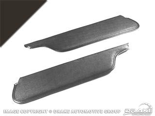 SUNVISORS 1964-1966 COUPE/FASTBACK BLACK SUNVISORS 1964-1966 COUPE/FASTBACK BLACK