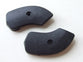SEAT HINGE COVERS 1965-1967 BLACK