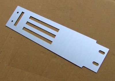 HEATER CONTROL PLATE 1967 ALUMINIUM INSERT HEATER CONTROL PLATE 1967 ALUMINIUM INSERT