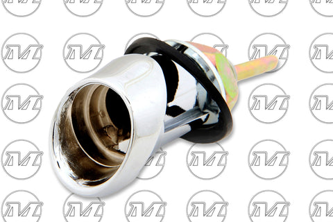 BOOT LOCK BEZEL CHROME 1964-1966 BOOT LOCK BEZEL CHROME 1964-1966