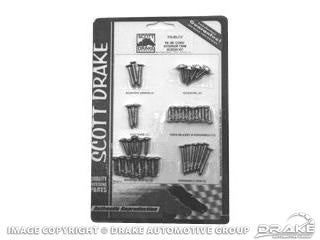 INTERIOR SCREW KIT 1964-1966 CONVERTIBLE INTERIOR SCREW KIT 1964-1966 CONVERTIBLE