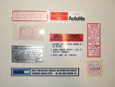 DECAL KIT XY 8 DECALS DECAL KIT XY 8 DECALS