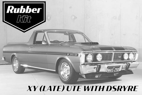 RUBBER KIT XY (LATE) UTE WITH DSRYRE RUBBER KIT XY (LATE) UTE WITH DSRYRE