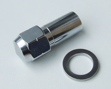 GLOBE WHEEL NUT & WASHER CHROME GLOBE WHEEL NUT & WASHER CHROME