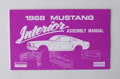 INTERIOR ASSEMBLY MANUAL 1968 INTERIOR ASSEMBLY MANUAL 1968