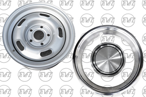 5 SLOT 14x7 WHEEL WITH TRIM & CAP 5 SLOT 14x7 WHEEL WITH TRIM & CAP