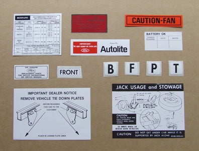 DECAL KIT 1972 DECAL KIT 1972