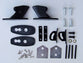 REAR SPOILER FEET SUIT ORIGINAL FIBREGLASS SPOILER