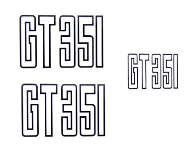 351 GT DECAL (2 GUARDS & BOOT) XB 351 GT DECAL (2 GUARDS & BOOT) XB