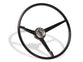 STEERING WHEEL STANDARD 1965-1966 BLACK
