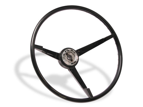 STEERING WHEEL STANDARD 1965-1966 BLACK STEERING WHEEL STANDARD 1965-1966 BLACK
