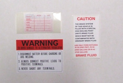 DECAL KIT XR 3 DECALS DECAL KIT XR 3 DECALS