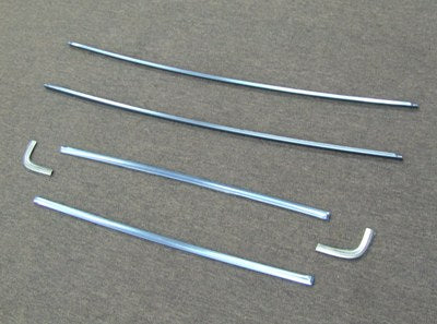 WINDOW MOULDS REAR FASTBACK 1967-1968 WINDOW MOULDS REAR FASTBACK 1967-1968