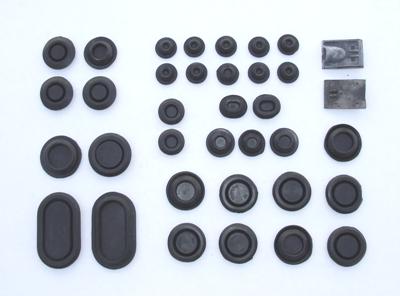 FULL RUBBER PLUG KIT 1968 FULL RUBBER PLUG KIT 1968