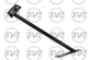 BUMPER BRACKET FRONT OUTER TUBE 1969-1970 LH