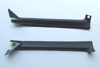 WINDSHIELD PILLAR MOULDS COUPE 1969-1970 WINDSHIELD PILLAR MOULDS COUPE 1969-1970