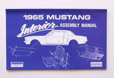 INTERIOR ASSEMBLY MANUAL 1965 INTERIOR ASSEMBLY MANUAL 1965