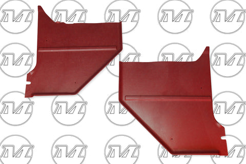 KICK PANELS COUPE & FASTBACK 1966 DARK RED KICK PANELS COUPE & FASTBACK 1966 DARK RED