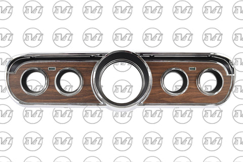 INSTRUMENT BEZEL 1965-1966 WITH WOODGRAIN INSTRUMENT BEZEL 1965-1966 WITH WOODGRAIN