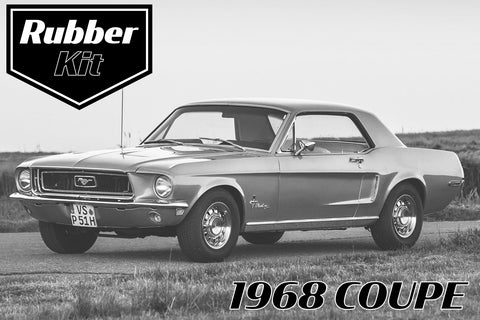 COMPLETE RUBBER KIT 1968 COUPE COMPLETE RUBBER KIT 1968 COUPE