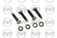 BUMPER BAR BRACKET TO CHASSIS BOLT KIT 1965-68 FRONT