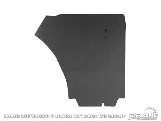 DOOR TRIM WATERSHIELDS CONVERTIBLE 1967-1968 DOOR TRIM WATERSHIELDS CONVERTIBLE 1967-1968