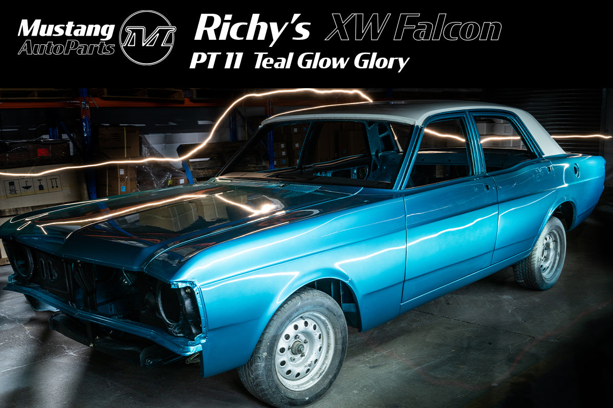 Richy's 1970 XW Ford Falcon Restoration - Pt 11 Teal Glow Glory
