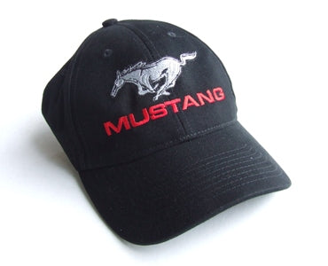 CAP - MUSTANG BLACK/SILVER - discontinued