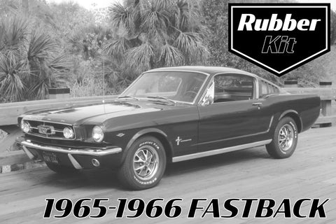 COMPLETE RUBBER KIT 1965-1966 FASTBACK