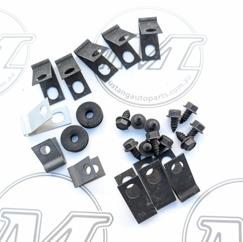 BRAKE LINE CLIP KIT 1970 MUSTANG
